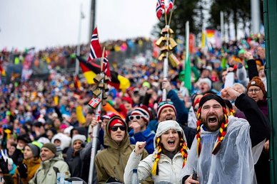 The BMW IBU World Championships Biathlon 2023 in Oberhof have convinced the fans: According to the guest survey of the Regional Association Thuringian Forest, 91 percent of the visitors want to come again. Photo: Christian Heilwagen