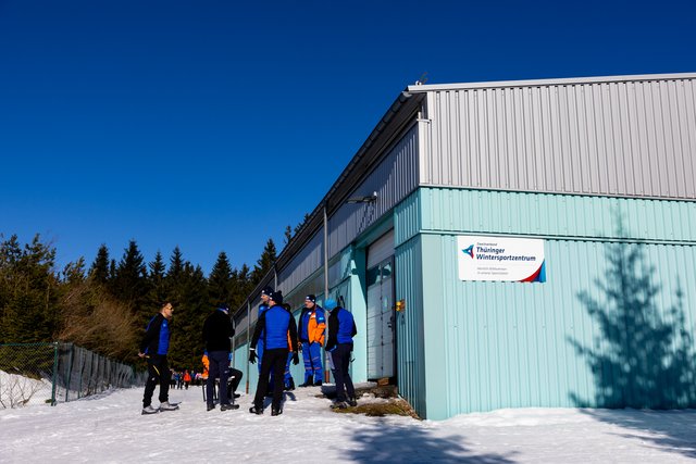 Photo of the outdoor facility at the Biathlon guest shooting