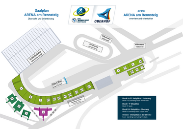 Area plan BMW IBU World Cup Biathlon Oberhof 2024