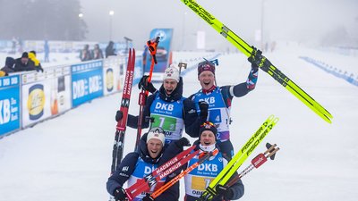 Norwegians dominate the relay