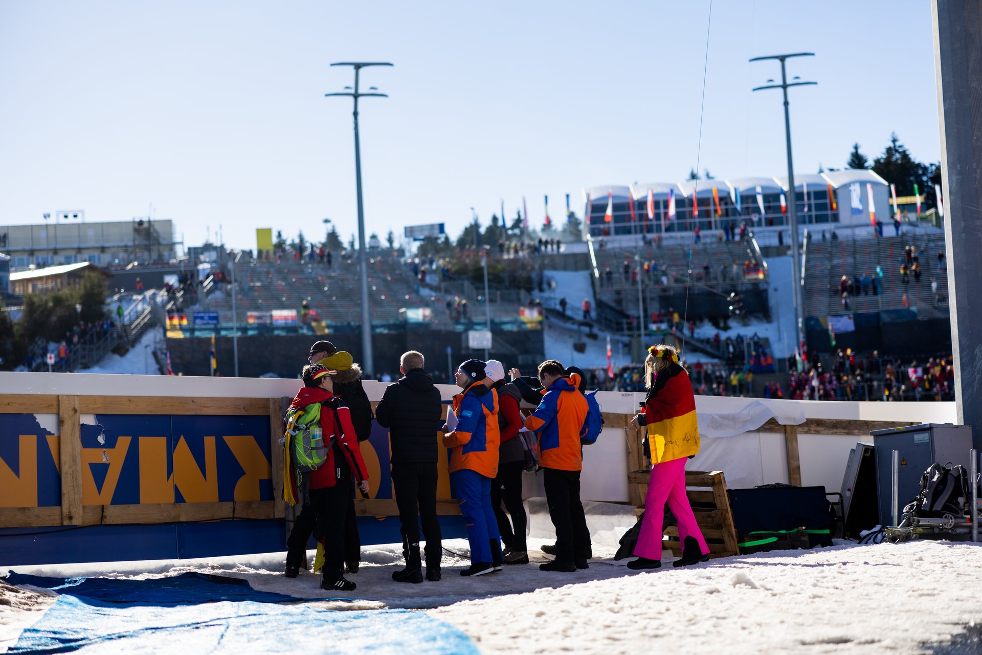Backstage tour BMW IBU World Cup Biathlon Oberhof 2025