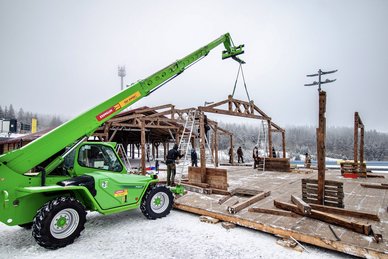 World Cup set-up work 1